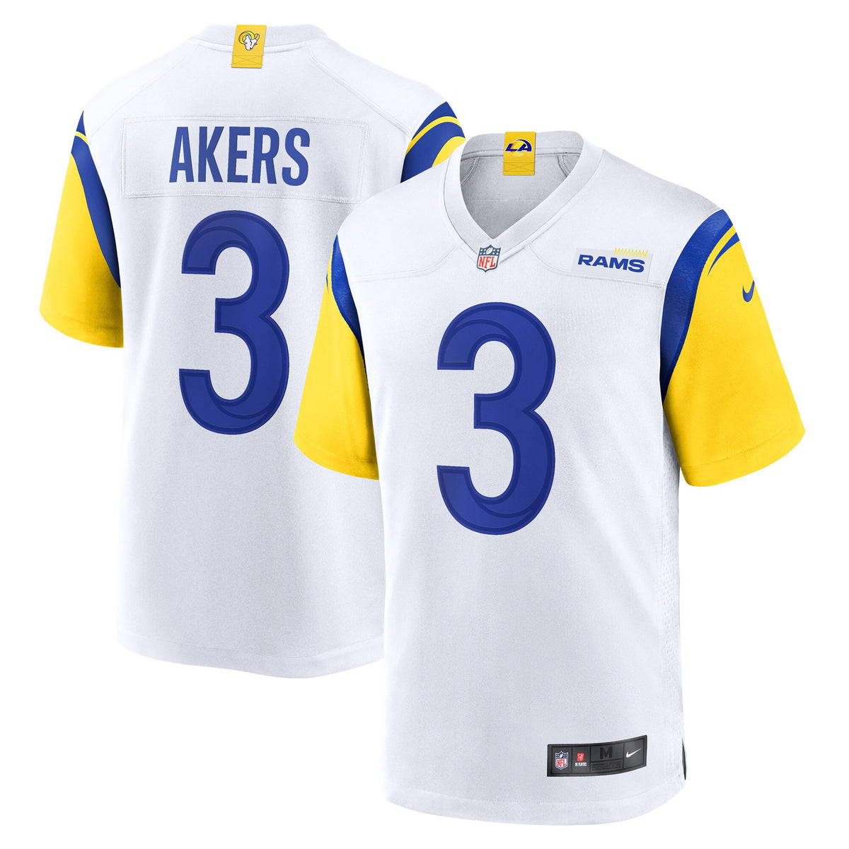 Cam Akers Los Angeles Rams white jersey