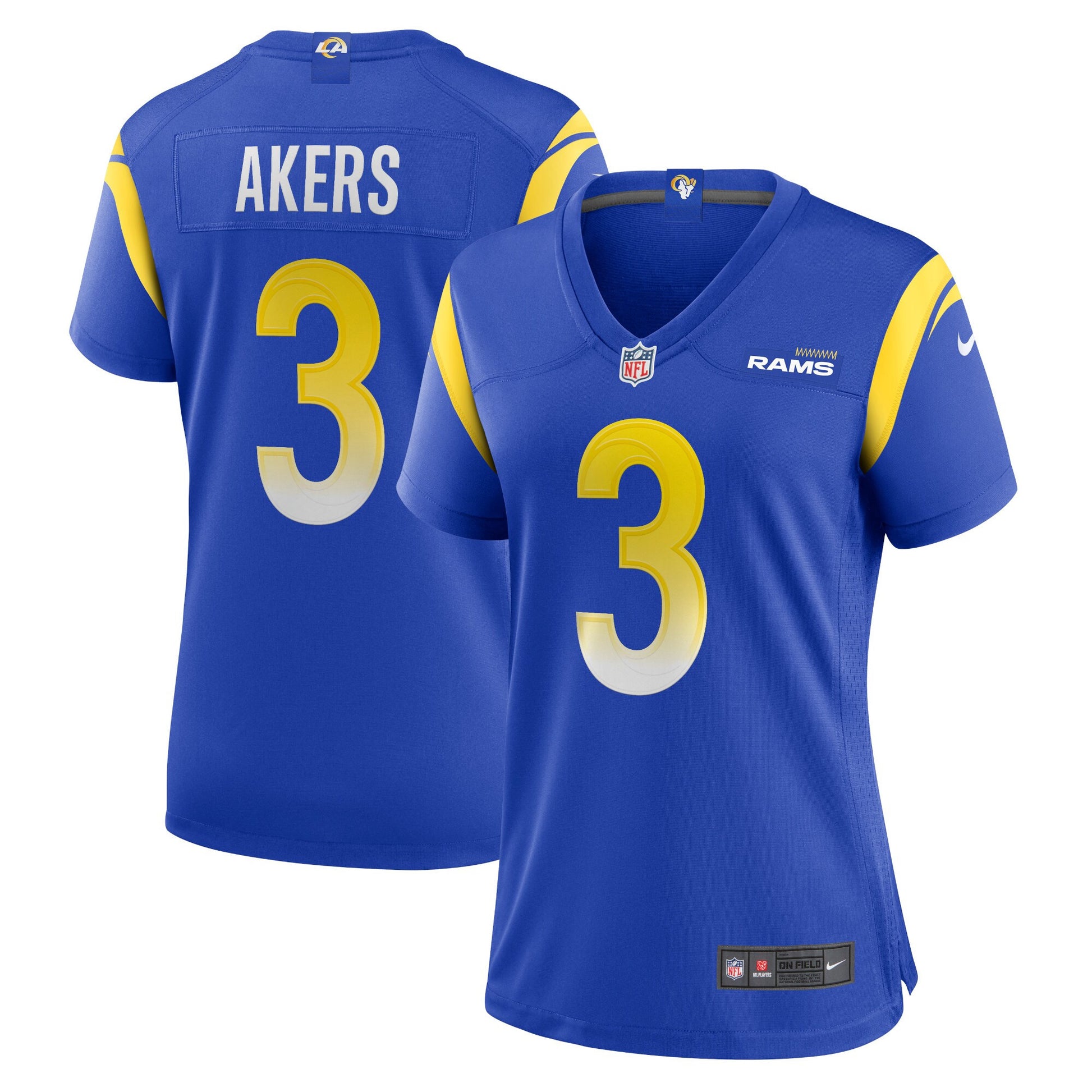 Cam Akers Los Angeles Rams royal jersey