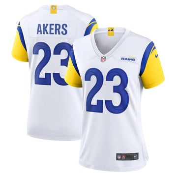Cam Akers Los Angeles Rams white jersey