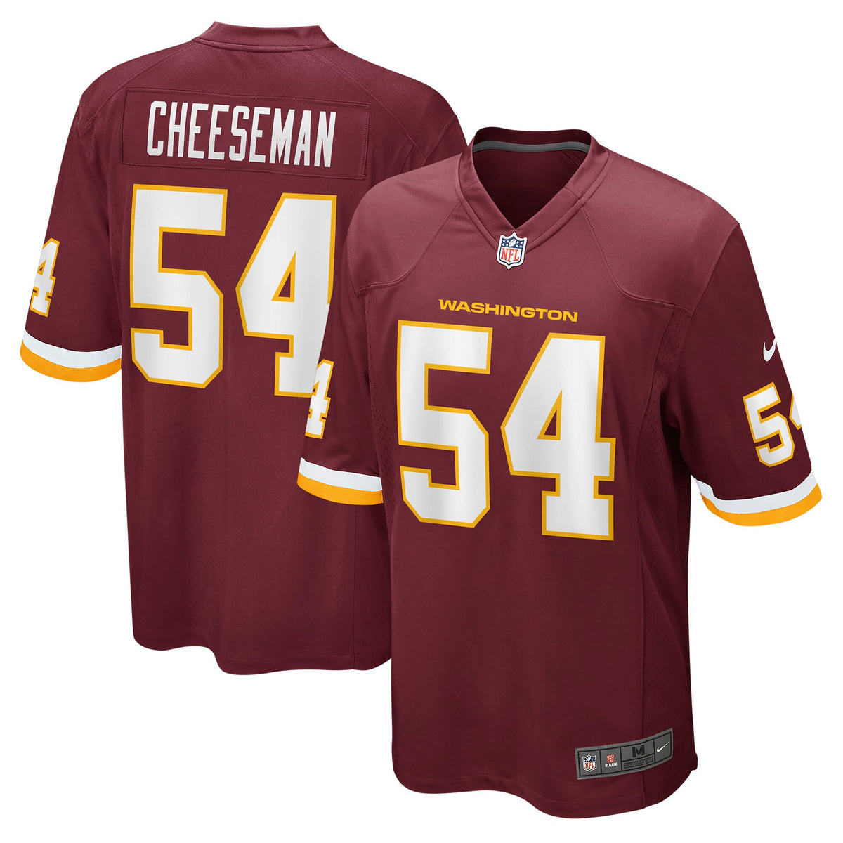 Camaron Cheeseman Washington Washington Commanders burgundy jersey