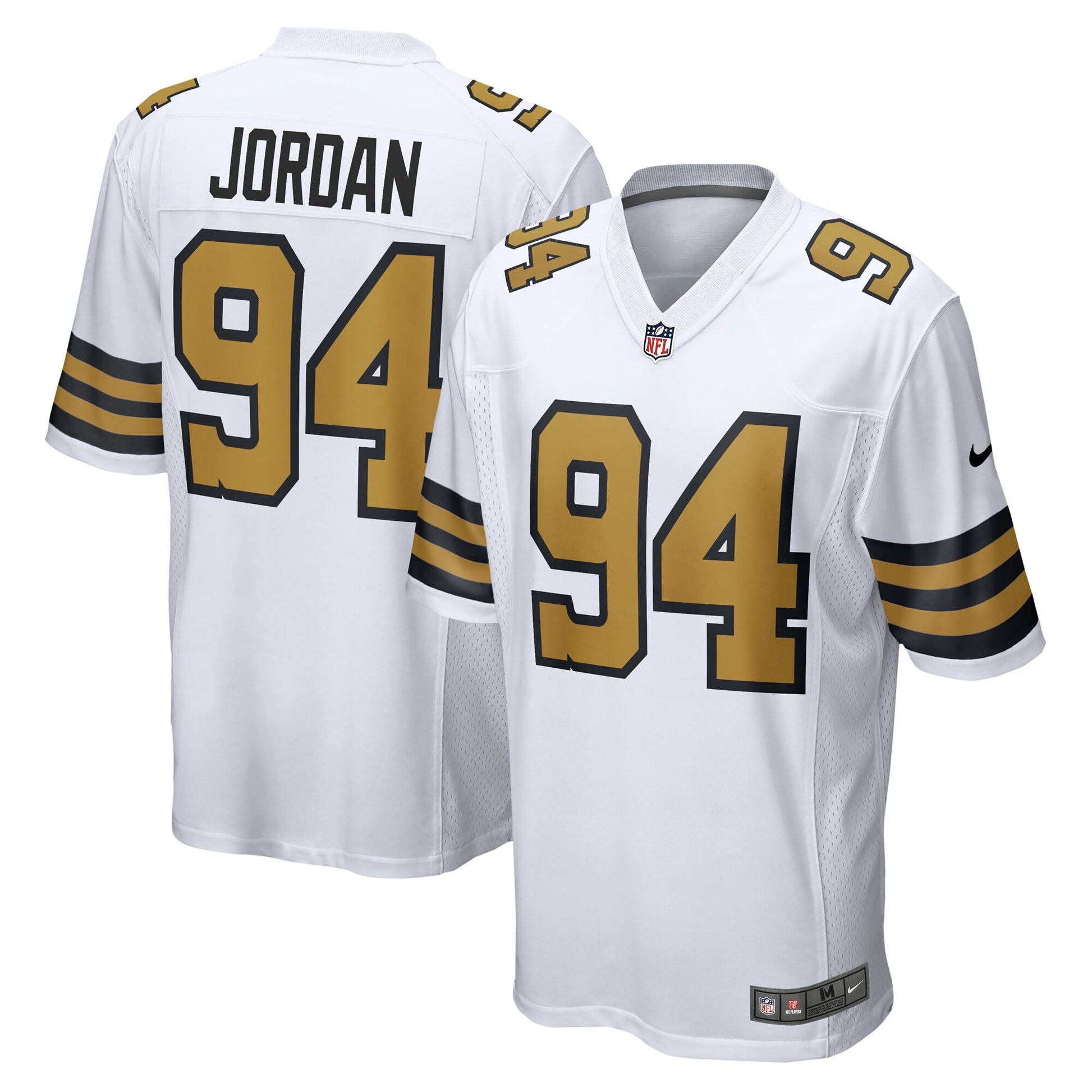 Cameron Jordan New Orleans Saints white Alternate jersey
