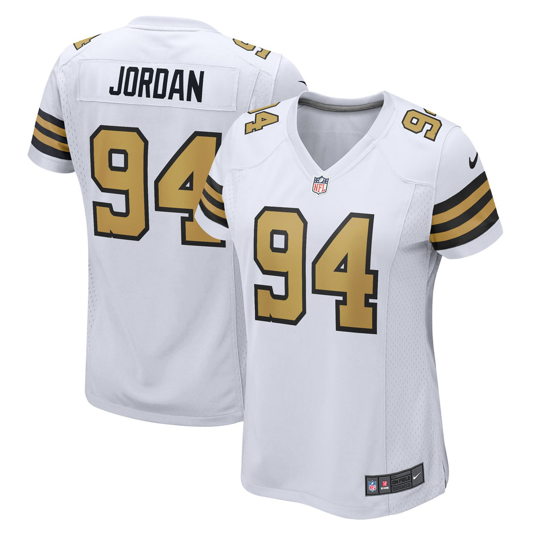 Cameron Jordan New Orleans Saints white Alternate jersey