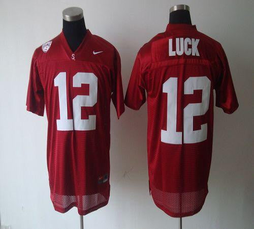 Andrew Luck Stanford Cardinal red jersey