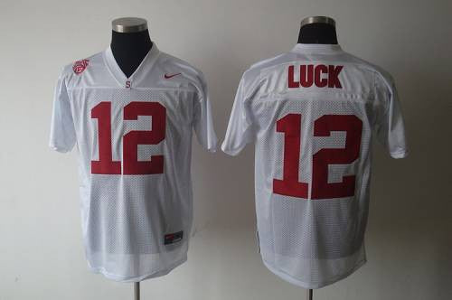Andrew Luck Stanford Cardinal white jersey