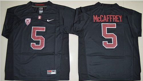 Christian McCaffrey Stanford Cardinal black jersey