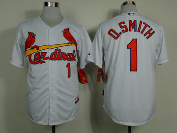D.Smith St. Louis Cardinals white jersey