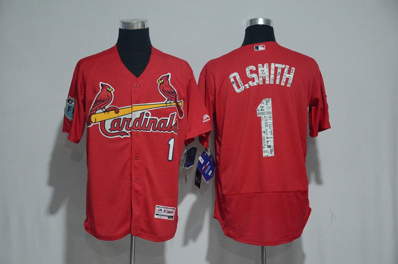 O.Smith St. Louis Cardinals red jersey