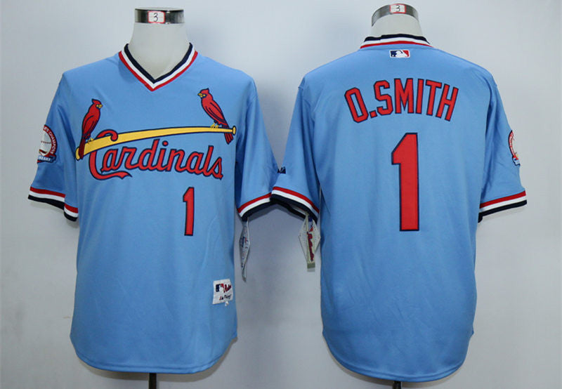 Ozzie Smith St. Louis Cardinals blue jersey