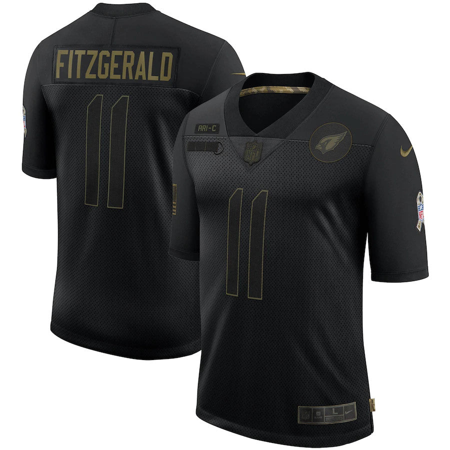 Larry Fitzgerald Arizona Cardinals black Salute To Service jersey