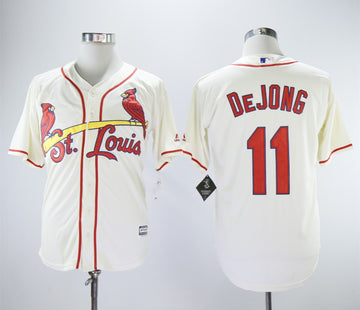 Paul DeJong St. Louis Cardinals cream jersey