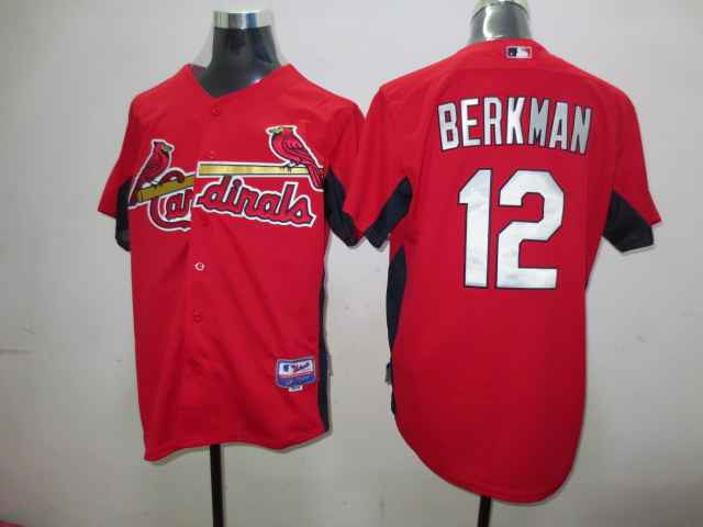 Berkman St. Louis Cardinals red jersey