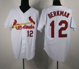 Berkman St. Louis Cardinals white jersey
