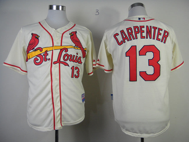 Carpenter St. Louis Cardinals cream jersey