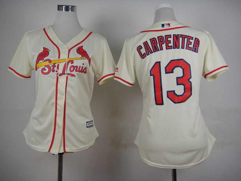 Carpenter St. Louis Cardinals cream jersey