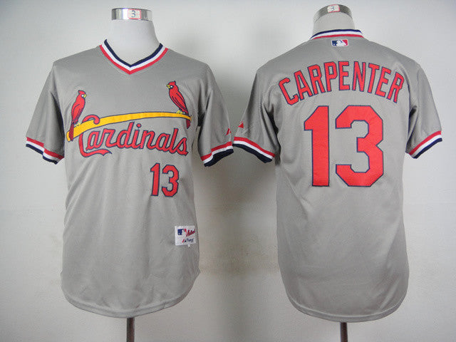 Carpenter St. Louis Cardinals grey Throwback jersey