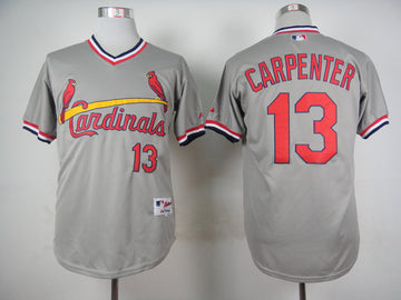 Carpenter St. Louis Cardinals grey Throwback jersey