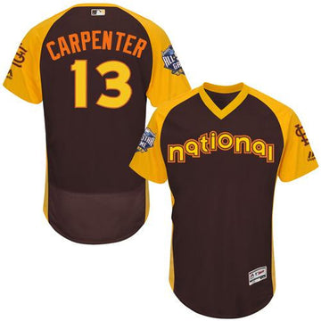 Cardinals Matt Carpenter National League All-Star brown All-Star jersey