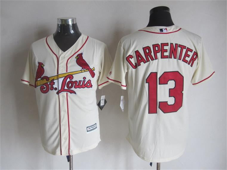 Matt Carpenter St. Louis Cardinals cream jersey