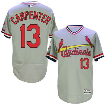 Matt Carpenter St. Louis Cardinals gray jersey