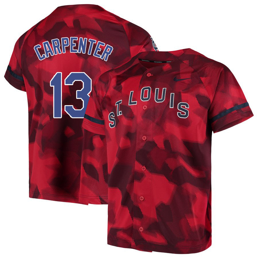 Matt Carpenter St. Louis Cardinals red Fashion jersey