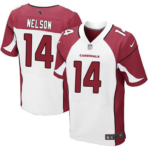 J.J. Nelson Arizona Cardinals white Elite jersey