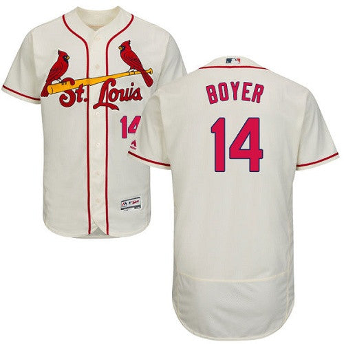 Ken Boyer St. Louis Cardinals cream jersey