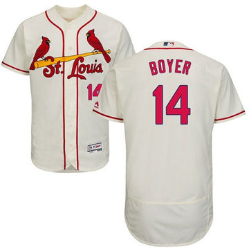 Ken Boyer St. Louis Cardinals cream jersey