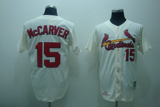 Edmonds St. Louis Cardinals cream jersey