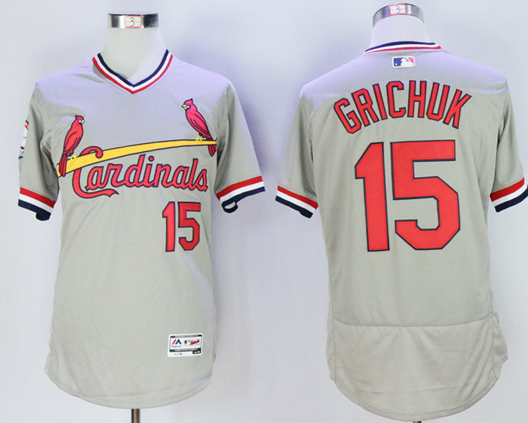 Randal Grichuk St. Louis Cardinals grey jersey