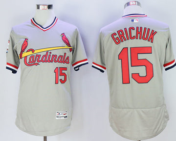 Randal Grichuk St. Louis Cardinals grey jersey