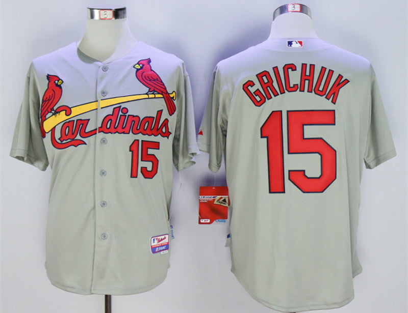 Randal Grichuk St. Louis Cardinals grey jersey