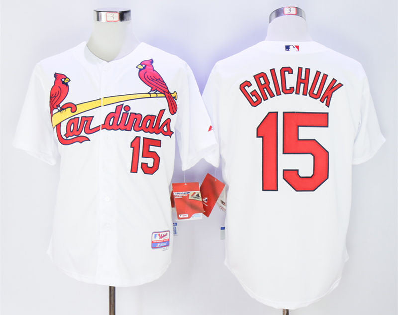 Randal Grichuk St. Louis Cardinals white jersey