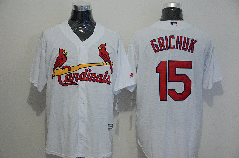 Randal Grichuk St. Louis Cardinals white jersey