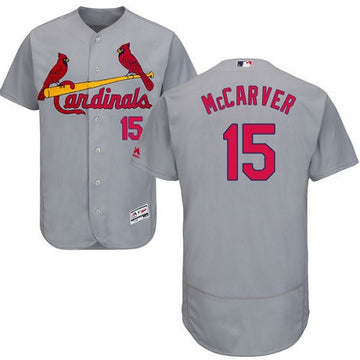 Tim McCarver St. Louis Cardinals gray jersey