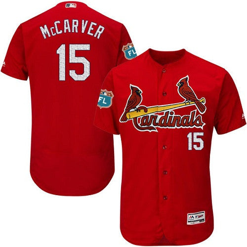Tim McCarver St. Louis Cardinals red jersey