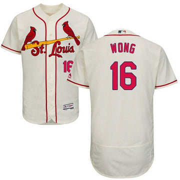 Kolten Wong St. Louis Cardinals cream jersey