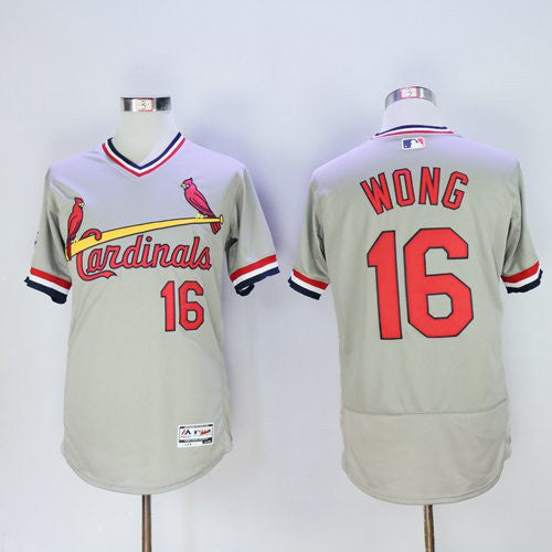 Kolten Wong St. Louis Cardinals grey Authentic jersey