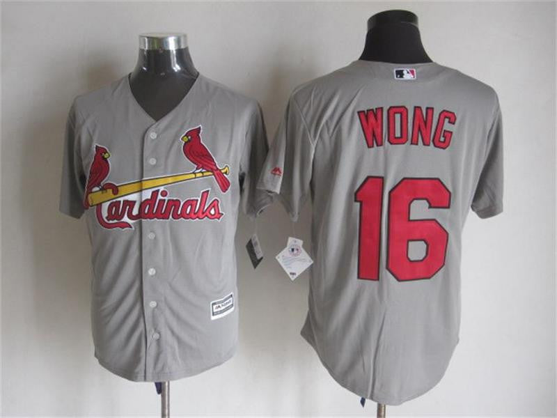 Kolten Wong St. Louis Cardinals grey jersey