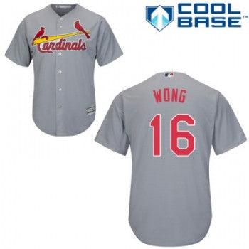 Kolten Wong St. Louis Cardinals grey jersey