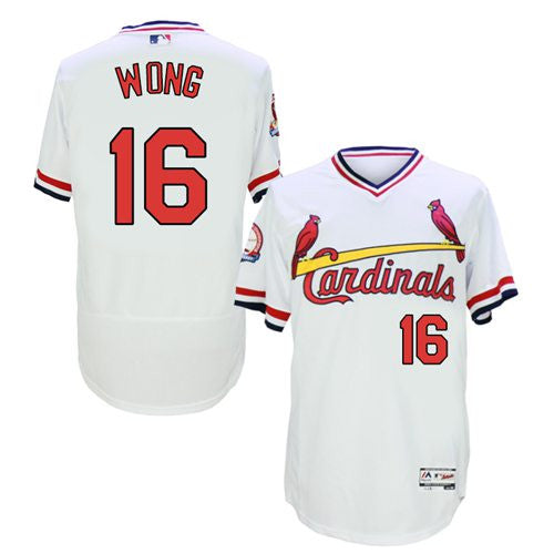 Kolten Wong St. Louis Cardinals white Throwback jersey