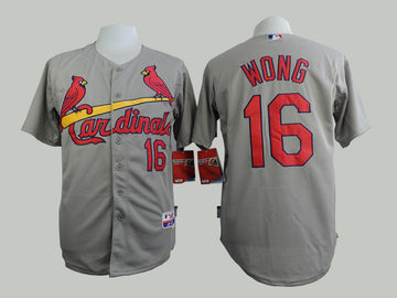 Wong St. Louis Cardinals grey jersey