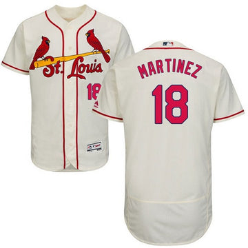 Carlos Martinez St. Louis Cardinals cream jersey