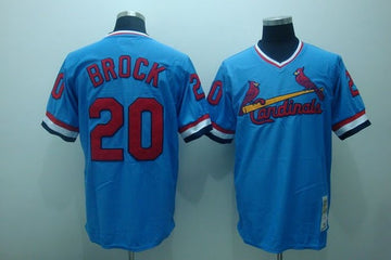 Brock St. Louis Cardinals blue jersey