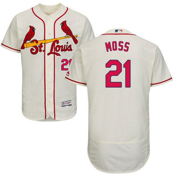 Brandon Moss St. Louis Cardinals cream jersey