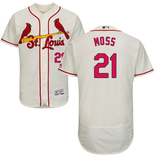 Brandon Moss St. Louis Cardinals cream jersey