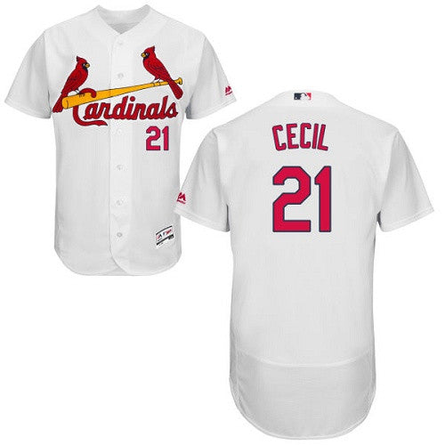 Brett Cecil St. Louis Cardinals white jersey