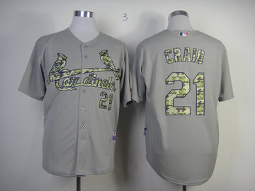 Craig Grey St. Louis Cardinals camo Camo jersey