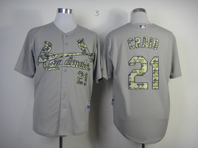Craig Grey St. Louis Cardinals camo Camo jersey