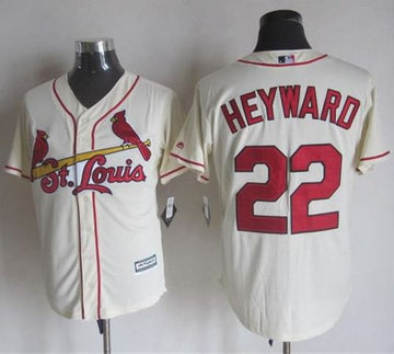 Jason Heyward St. Louis Cardinals cream jersey
