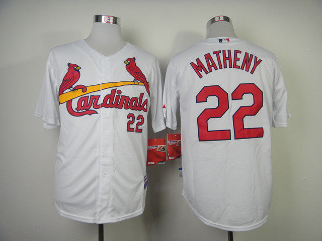 Matheny St. Louis Cardinals white jersey